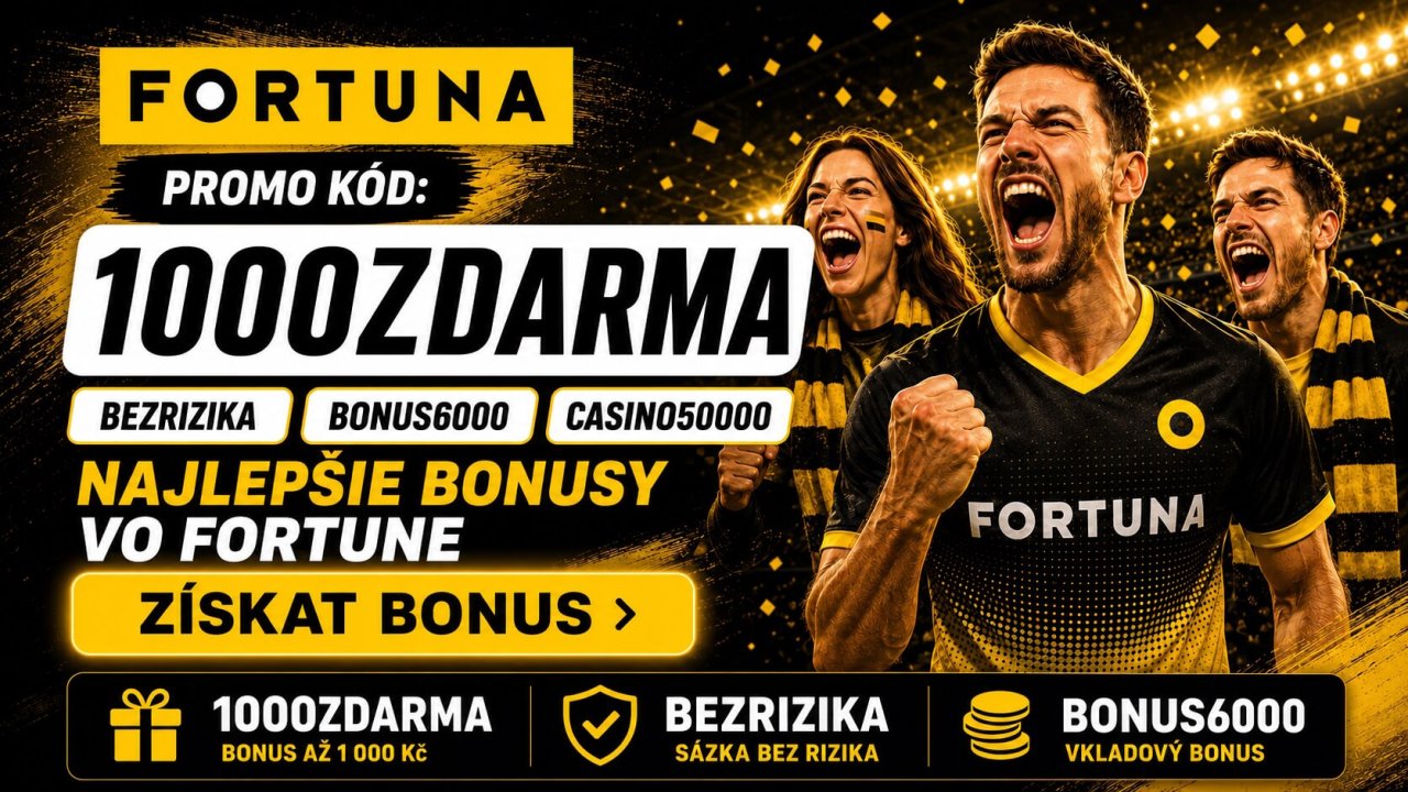 Aktuální nabídka bonusových kódů do Fortuny v červenci 2026