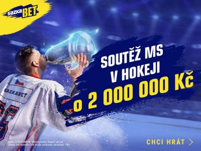 Vsaďte si na MS v hokeji v Sazkabetu a hrajte o 2.000.000 Kč!