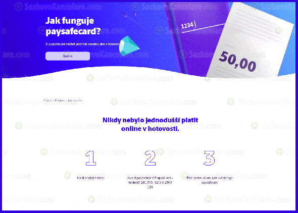 Jak funguje paysafecard