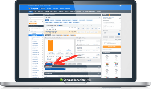 Jak sázet BetBuilder sázky v Tipsportu