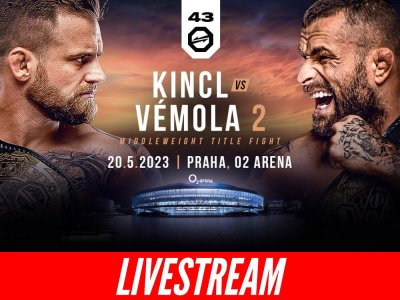 Vémola vs Kincl LIVE stream + online přenos | Oktagon 43