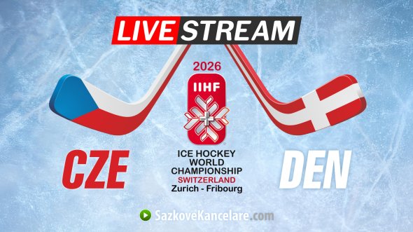 Česko – Dánsko LIVE stream k zápasu na MS v hokeji 2026