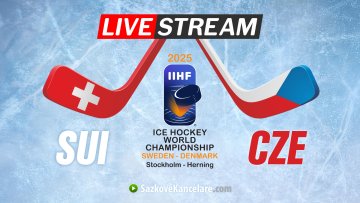 Hokej Švýcarsko – Česko ▶️ Online a TV přenos | MS 2025