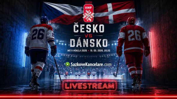 Česko – Dánsko LIVE stream k zápasu na MS v hokeji 2026