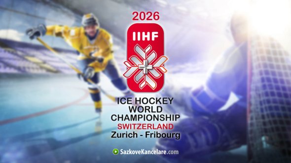 Logo MS v hokeji 2026 — 89. ročník mistrovství světa v hokeji ve Švýcarsku