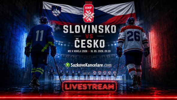 Slovinsko – Česko LIVE stream k zápasu na MS v hokeji 2026
