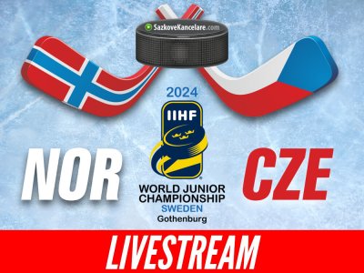 Norsko – Česko U20 ▶️ LIVE stream a TV prenos | MS 2024