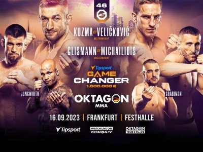 Oktagon 46 – program zápasů, fight karta, kurzy + LIVE přenos