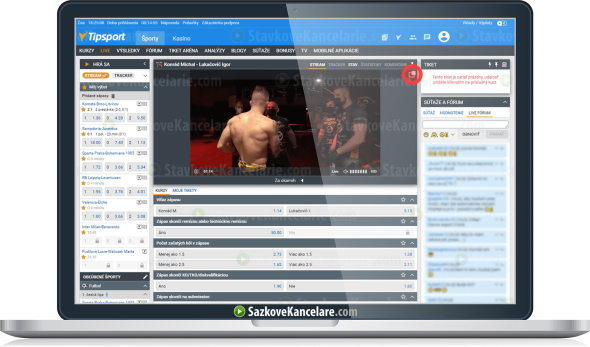 Livestream na TV Tipsport