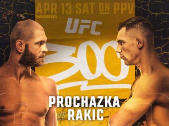 Procházka vs Rakić🥊kurzy, sázky, profily a live stream UFC