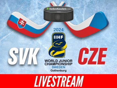 Slovensko – Česko U20 ▶️ LIVE stream a TV prenos | MS 2024