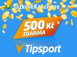 Tipsport bonus zdarma 500 Kč ❤️ Bonus za registraci 2022