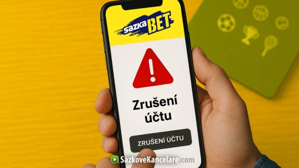 Zrušení účtu na Sazka